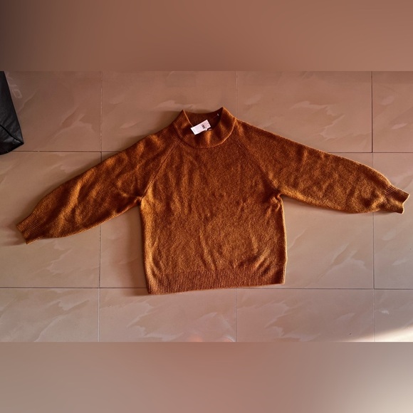 Gap crew neck sweater GAP Sweater Unisex Size L RN 54023 Retro Knitting Brown - Picture 4 of 16
